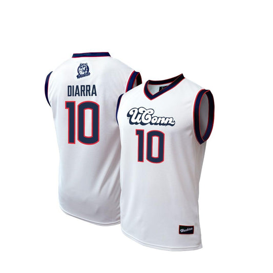 Genuine Collective Hassan Diarra Connecticut Huskies Basketball Jersey White